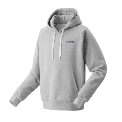 Yonex Hooded Sweat Hoodie with Hood (Cotton Mix) 2023 Grey Men